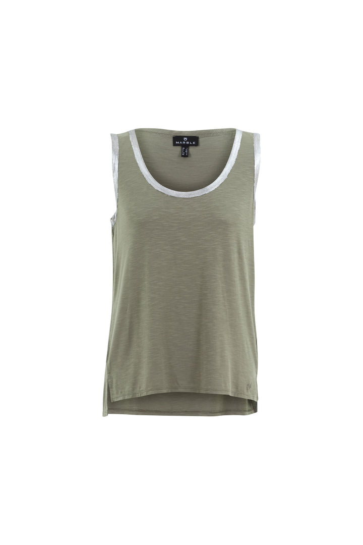 Marble Metallic Trim Tank