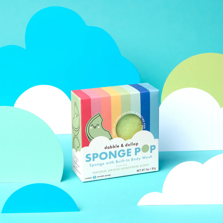 Honeydew Sponge Pop™ Kids Buffer | Dabble &amp; Dollop from KADOU Boutique