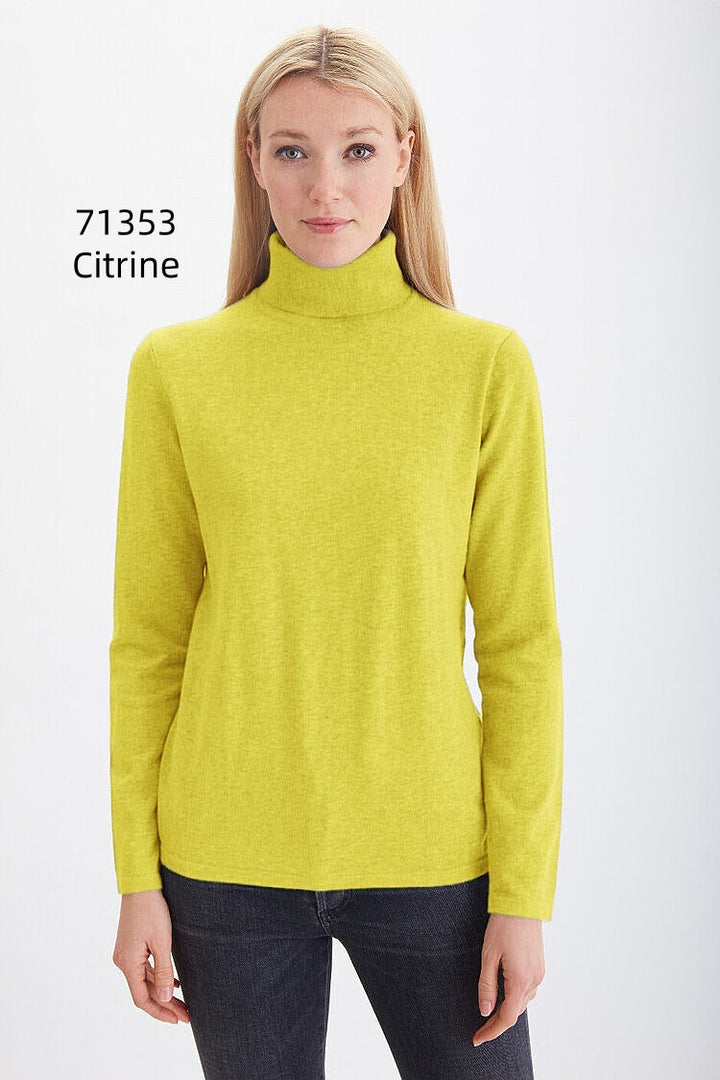 Pima Cotton Long Sleeve Turtleneck  