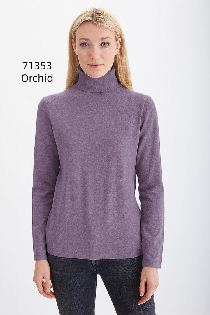 Pima Cotton Long Sleeve Turtleneck  