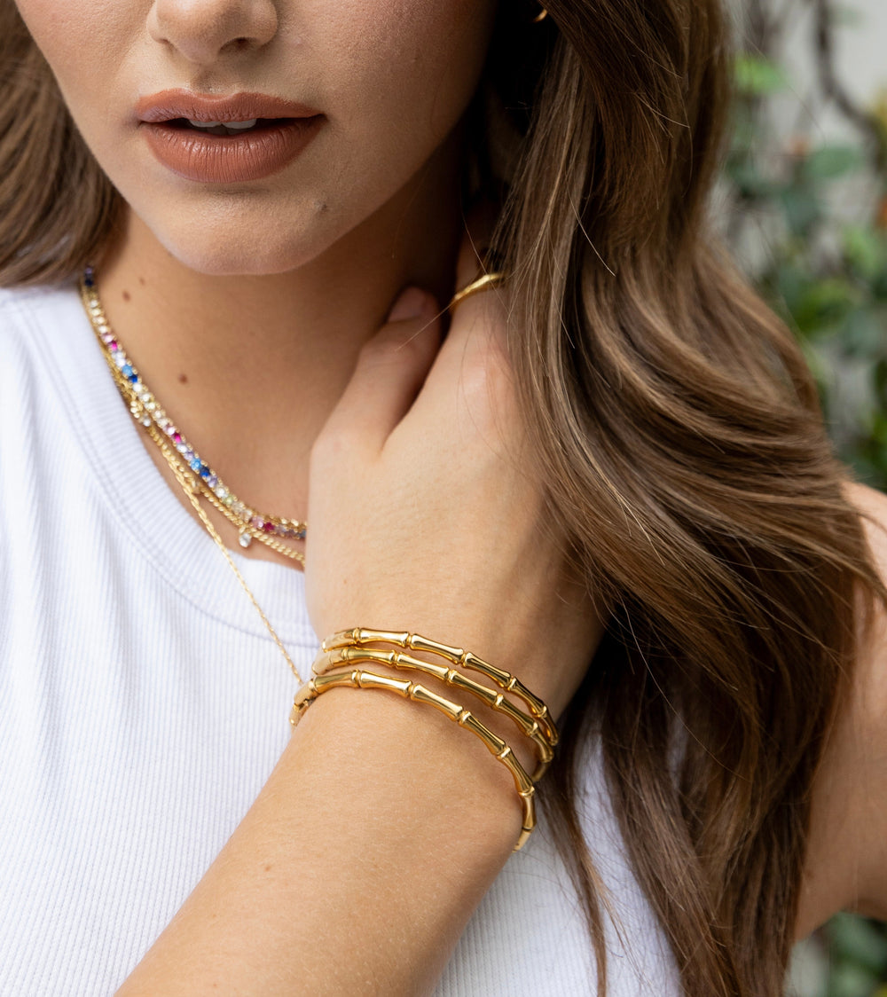 Bamboo Bangle from KADOU Boutique