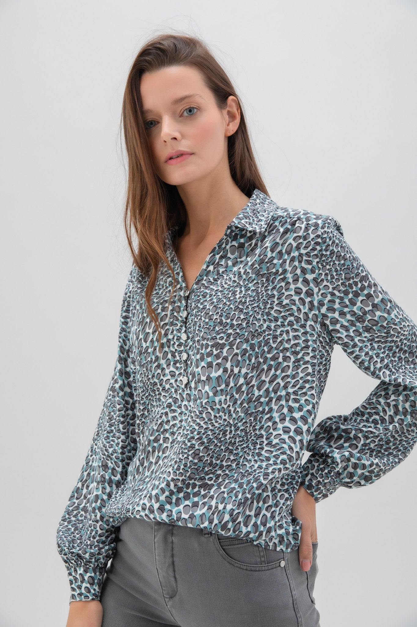 Animal Print Blouse