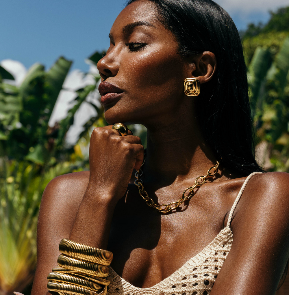 Matilda Swirl Earring from KADOU Boutique