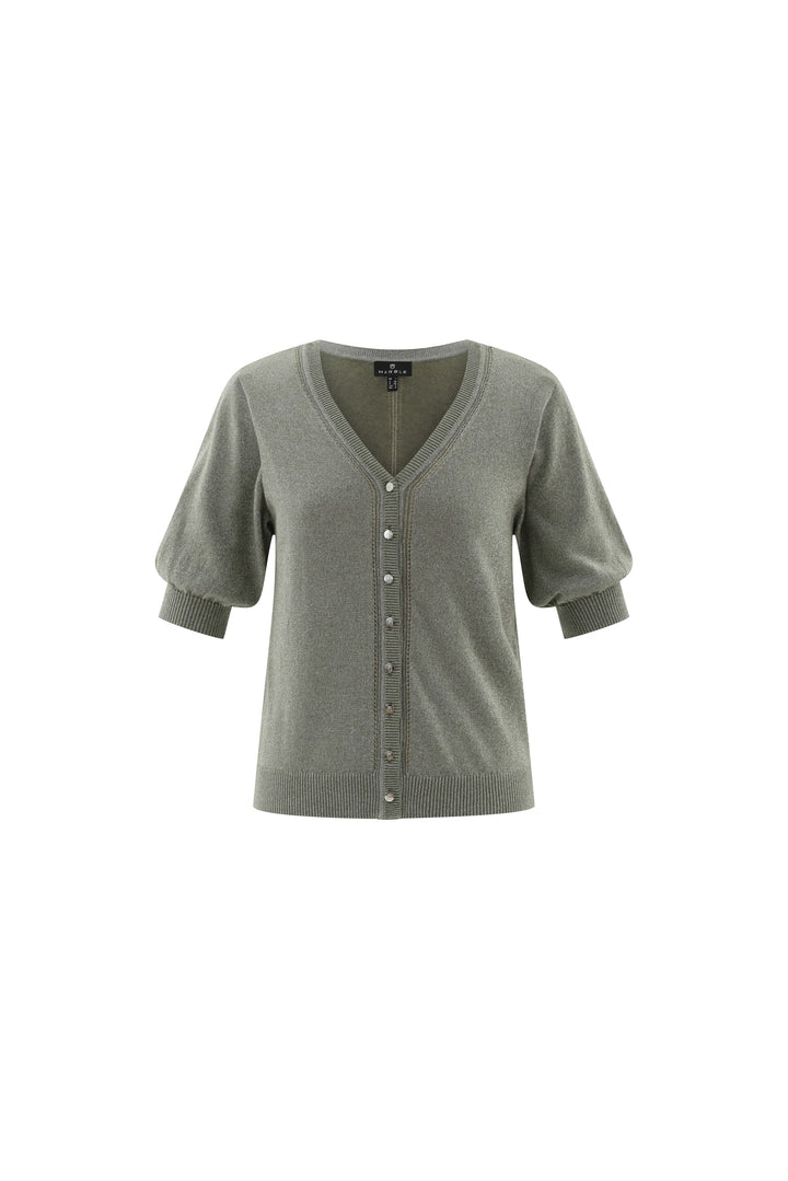 Marble Metallic Reversible Cardigan