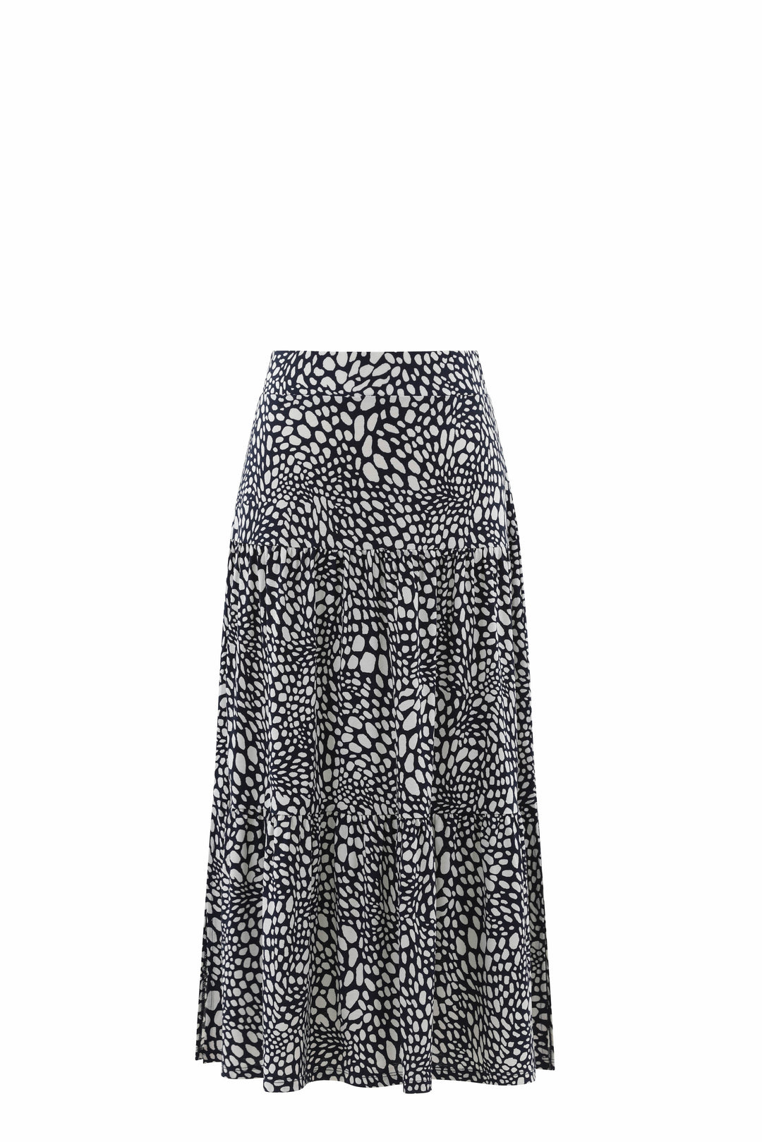 Marble Tiered Midi Skirt