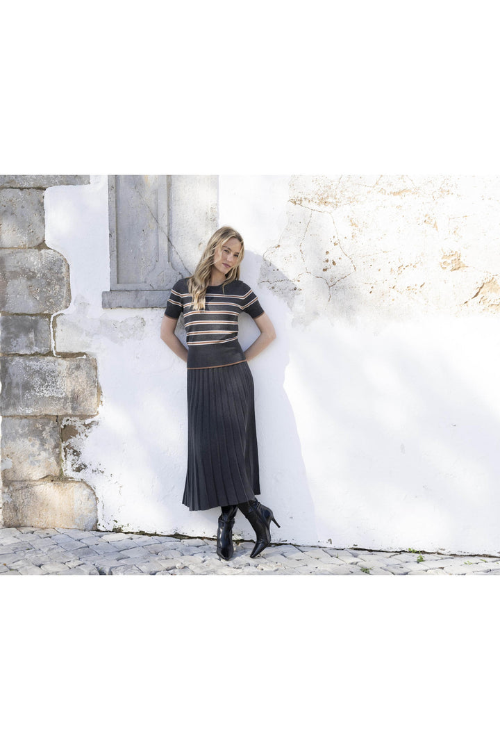 Short Sleeve Striped Top