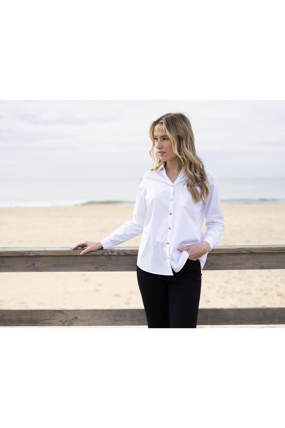 Classic Cotton Button-Down Shirt from KADOU Boutique