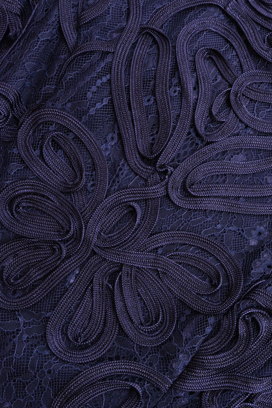Meli Soutache Tea Length Dress from KADOU Boutique