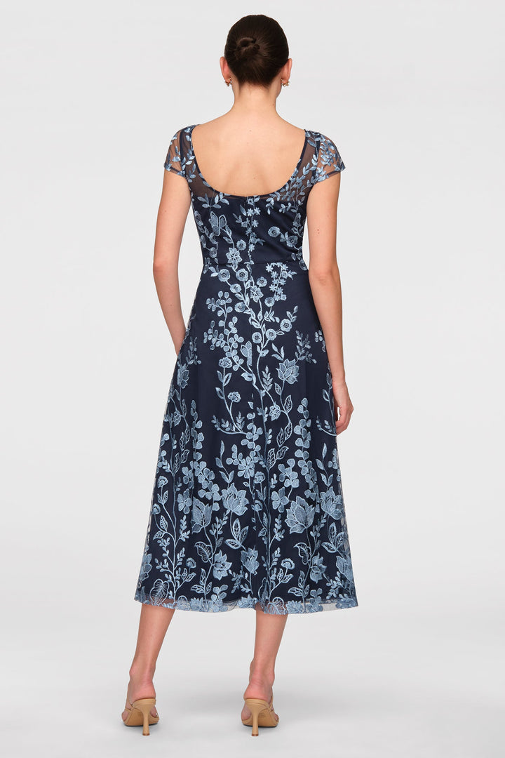 Meredith Tea Length Dress from KADOU Boutique