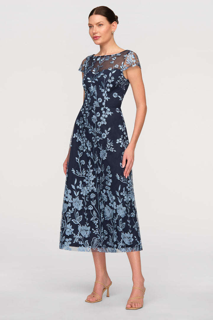 Meredith Tea Length Dress from KADOU Boutique