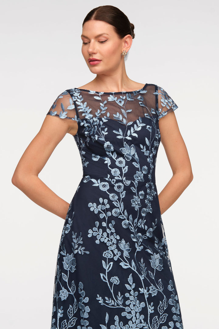 Meredith Tea Length Dress from KADOU Boutique