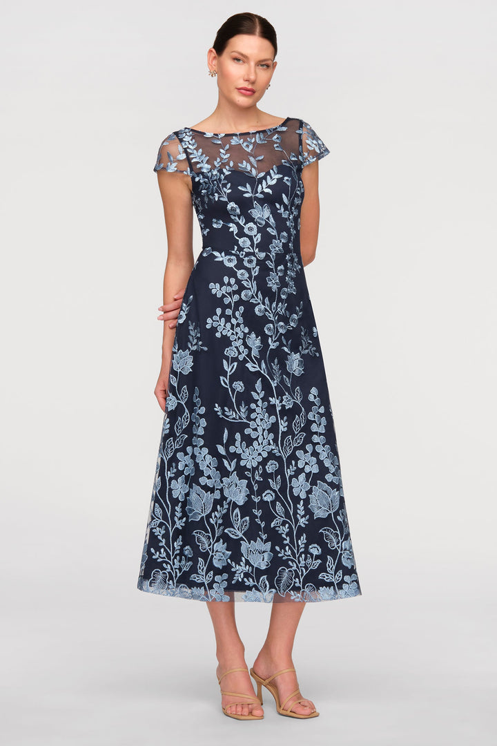 Meredith Tea Length Dress from KADOU Boutique