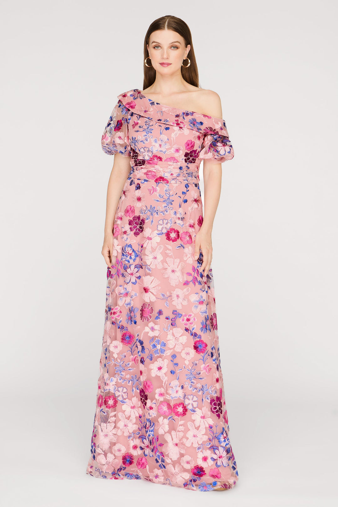 Marigold Floor Length Gown from KADOU Boutique