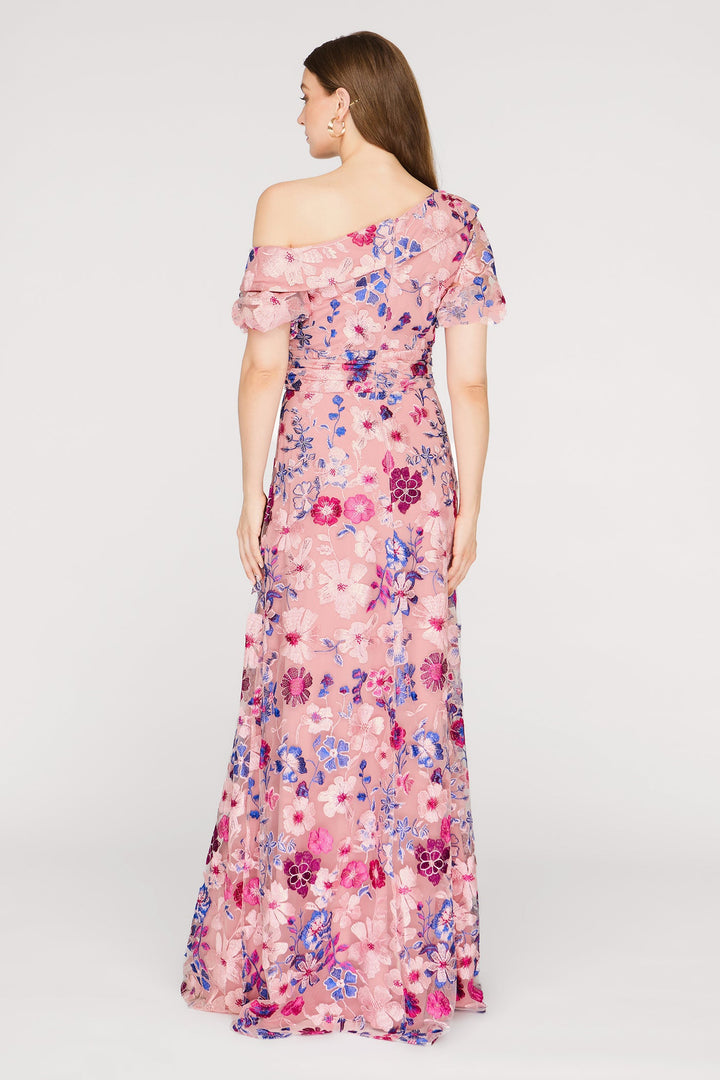Marigold Floor Length Gown from KADOU Boutique
