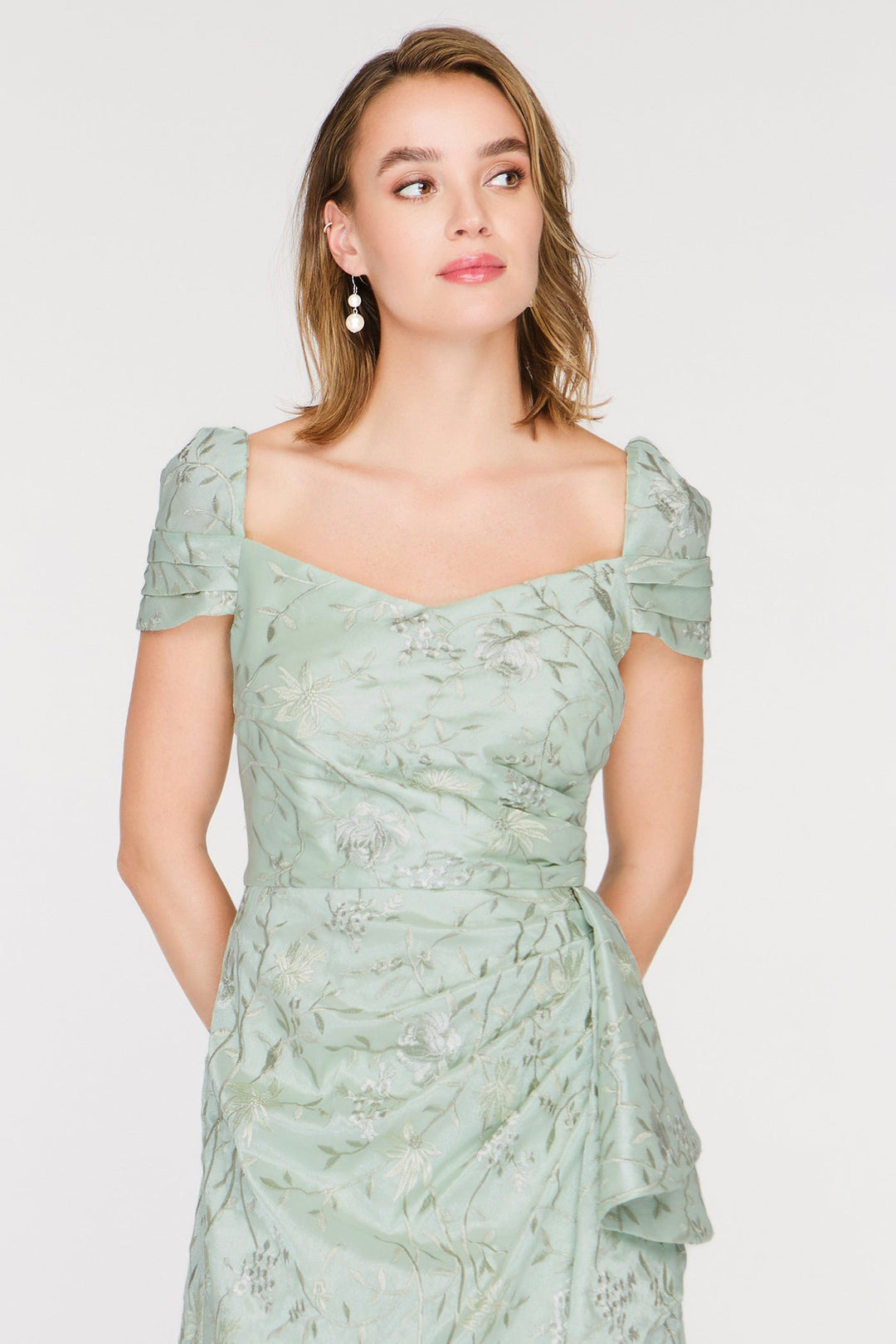 Blossom Cascade Detail Gown from KADOU Boutique