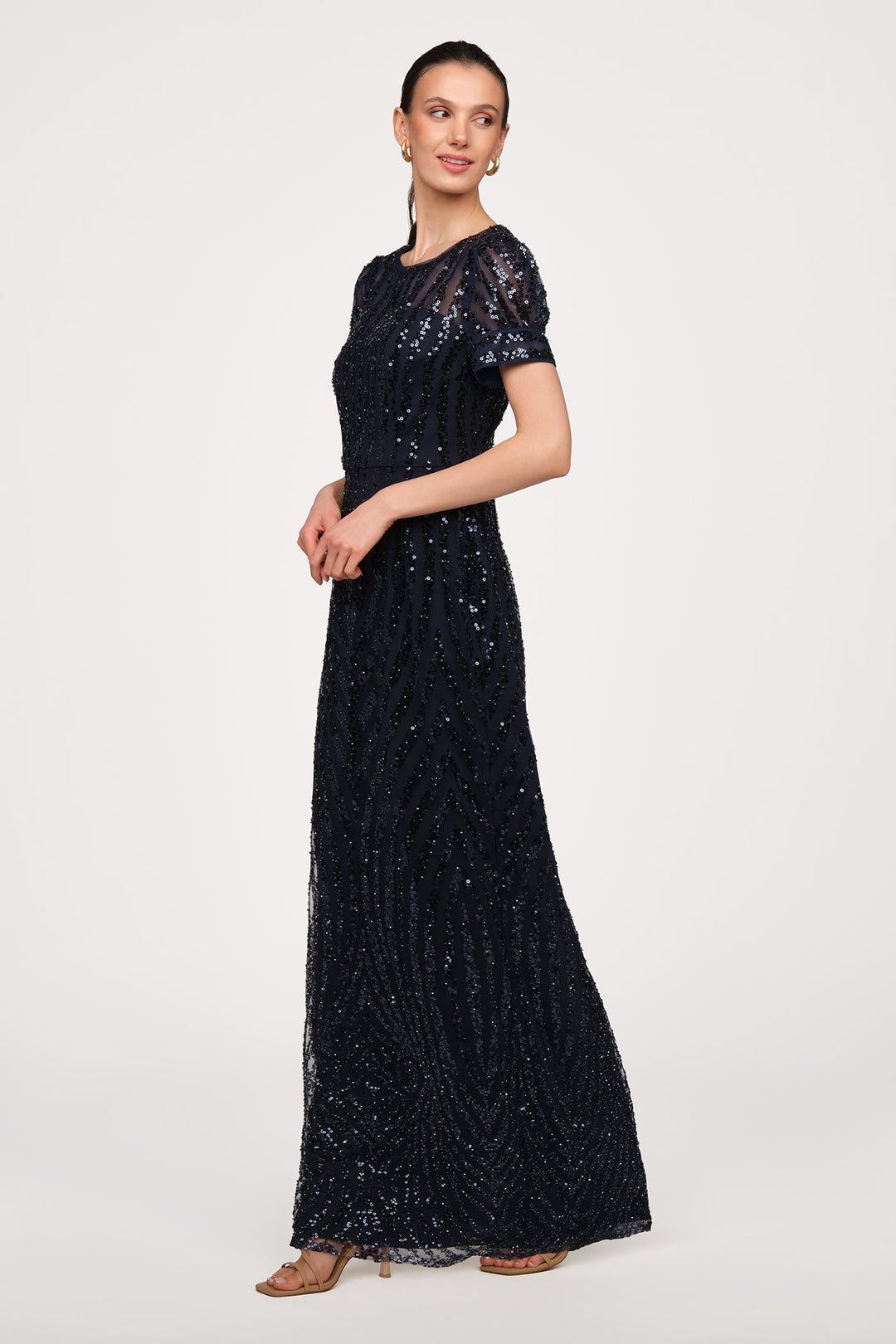 Ivetta Column Gown from KADOU Boutique