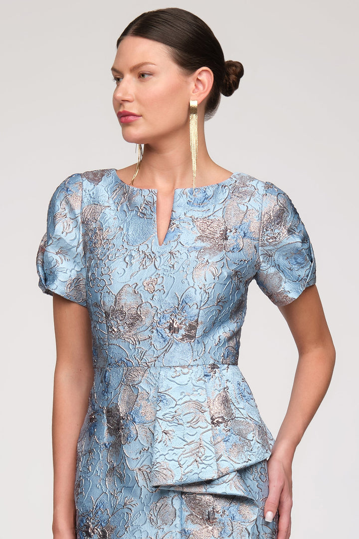 Daria Cascade Column Gown from KADOU Boutique