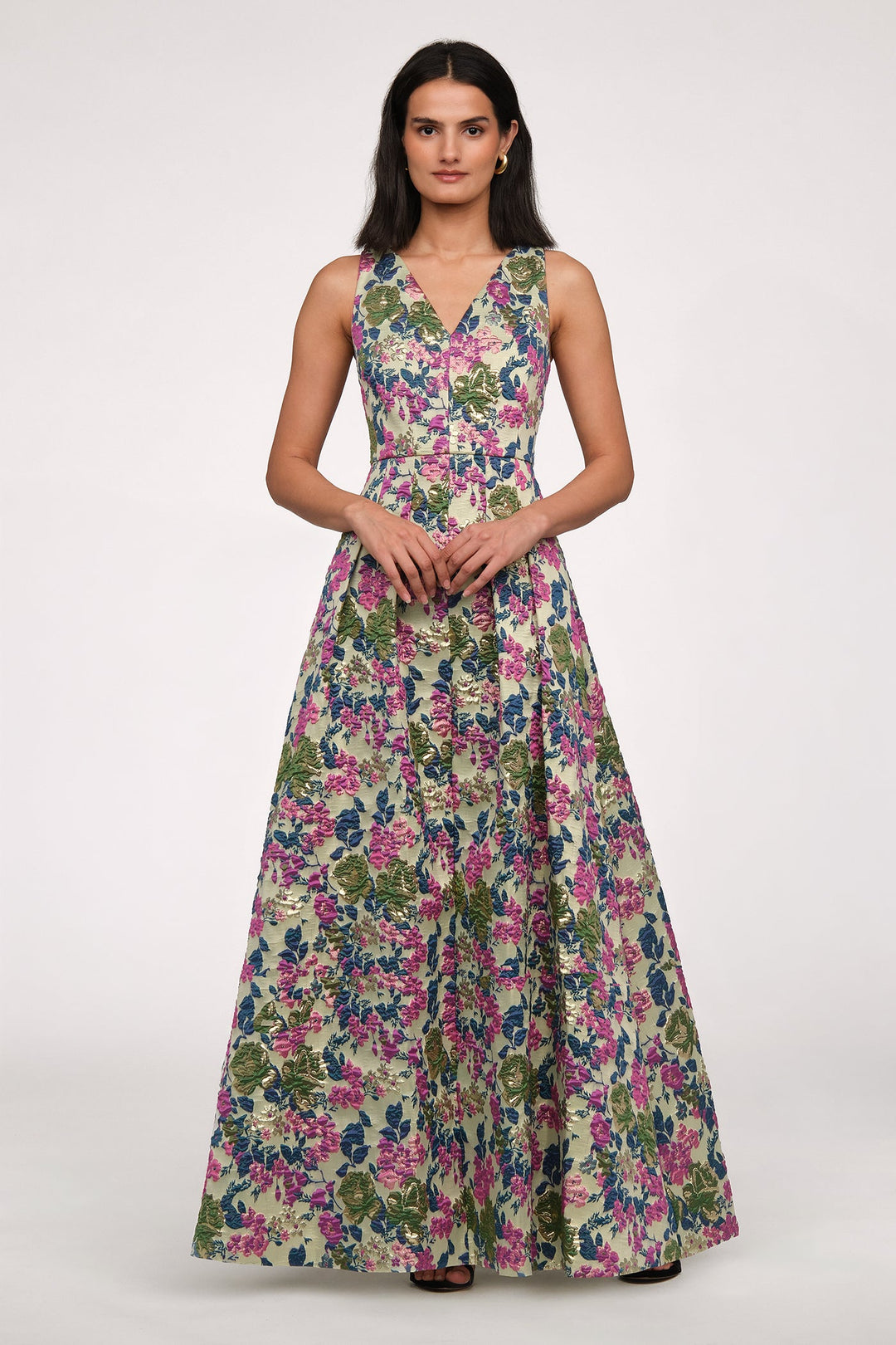 Madge V Neckline Gown from KADOU Boutique