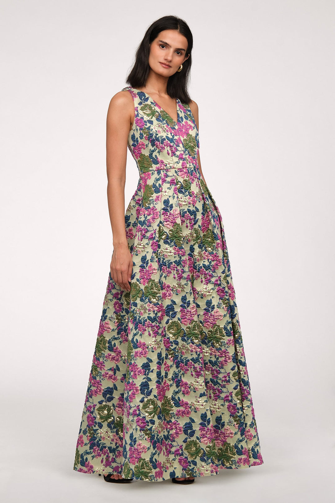 Madge V Neckline Gown from KADOU Boutique
