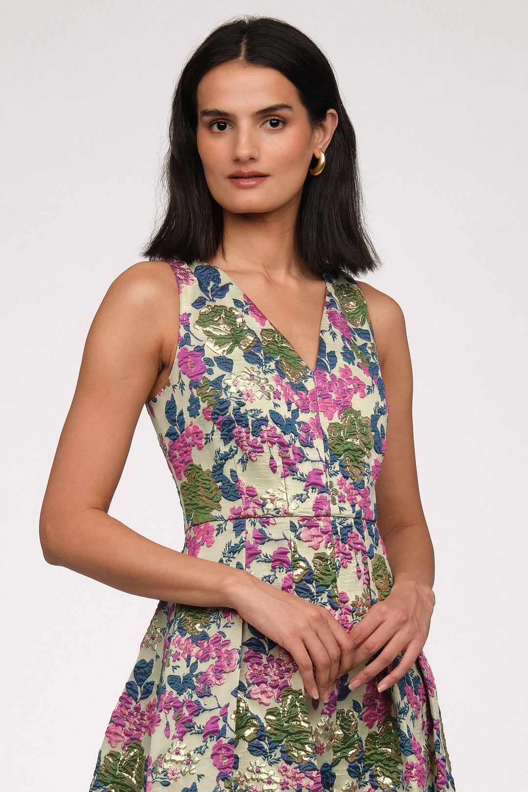 Madge V Neckline Gown from KADOU Boutique