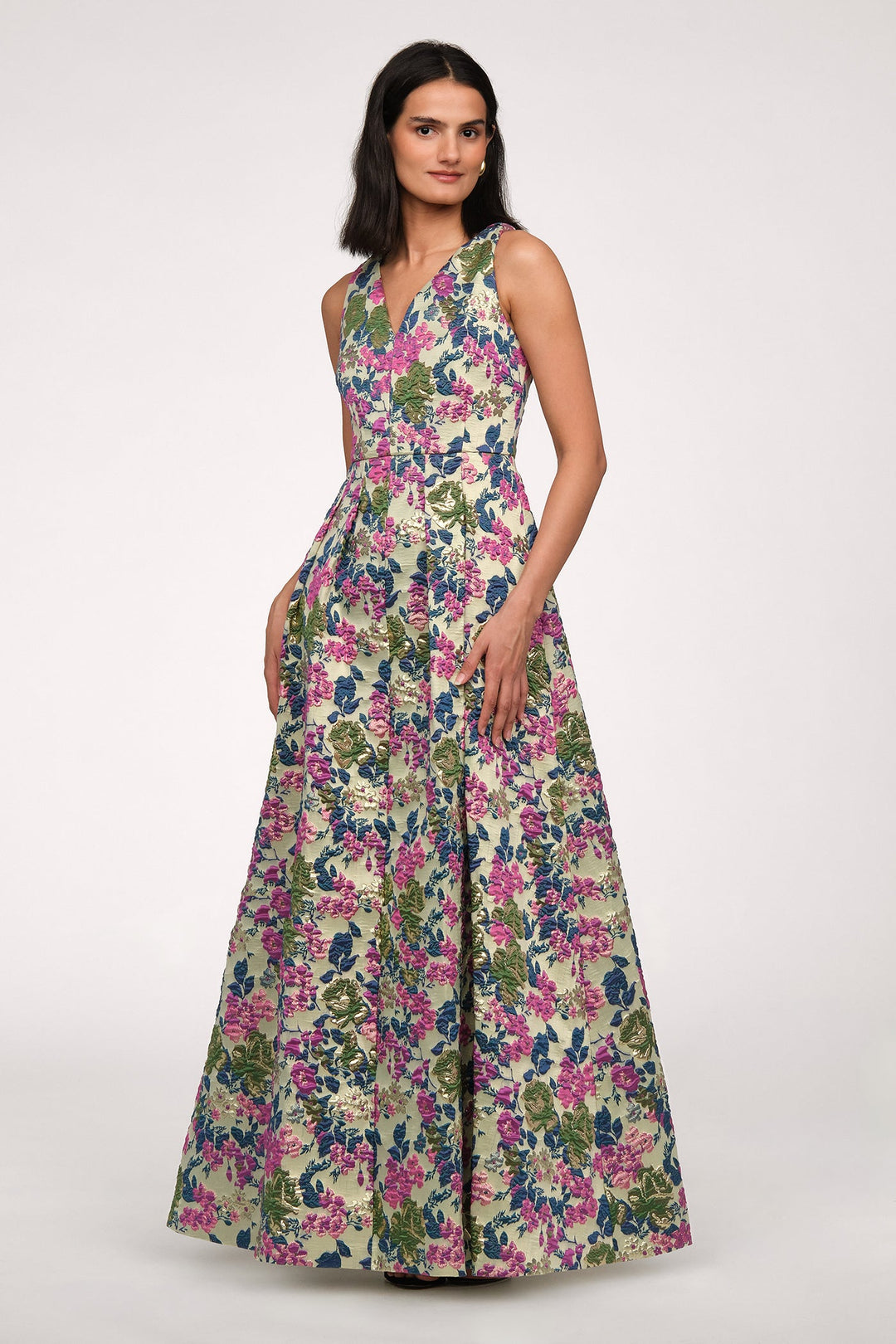 Madge V Neckline Gown from KADOU Boutique