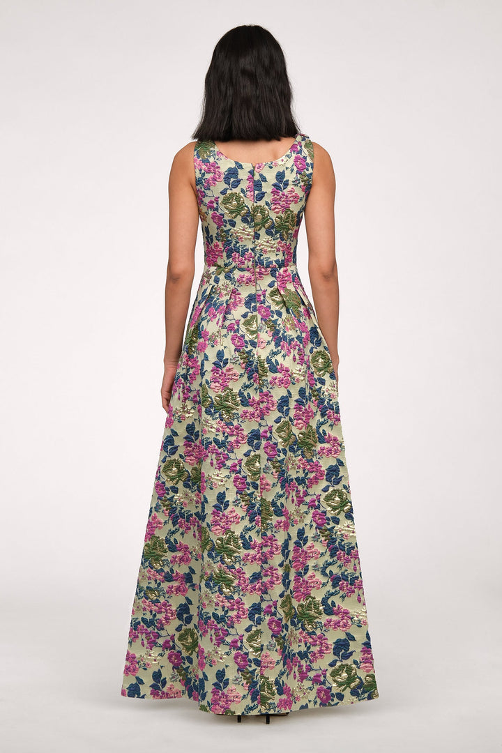 Madge V Neckline Gown