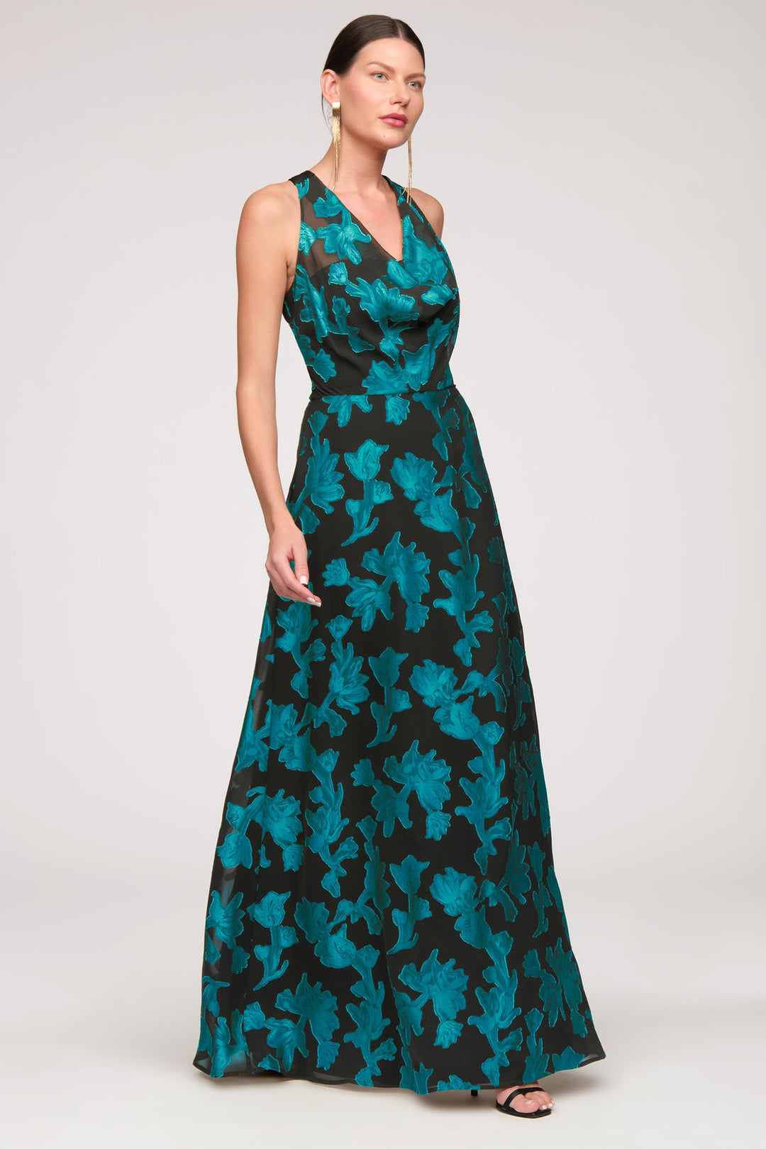 Melba Cowl Neckline Gown from KADOU Boutique