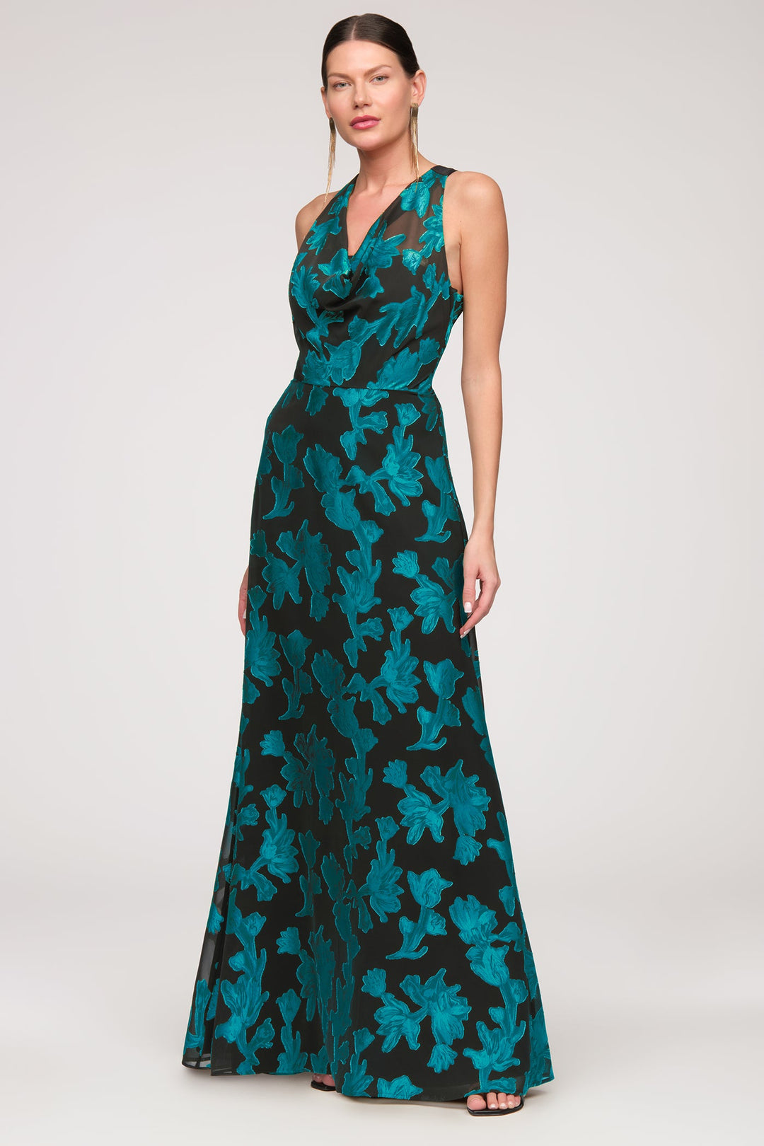 Melba Cowl Neckline Gown from KADOU Boutique