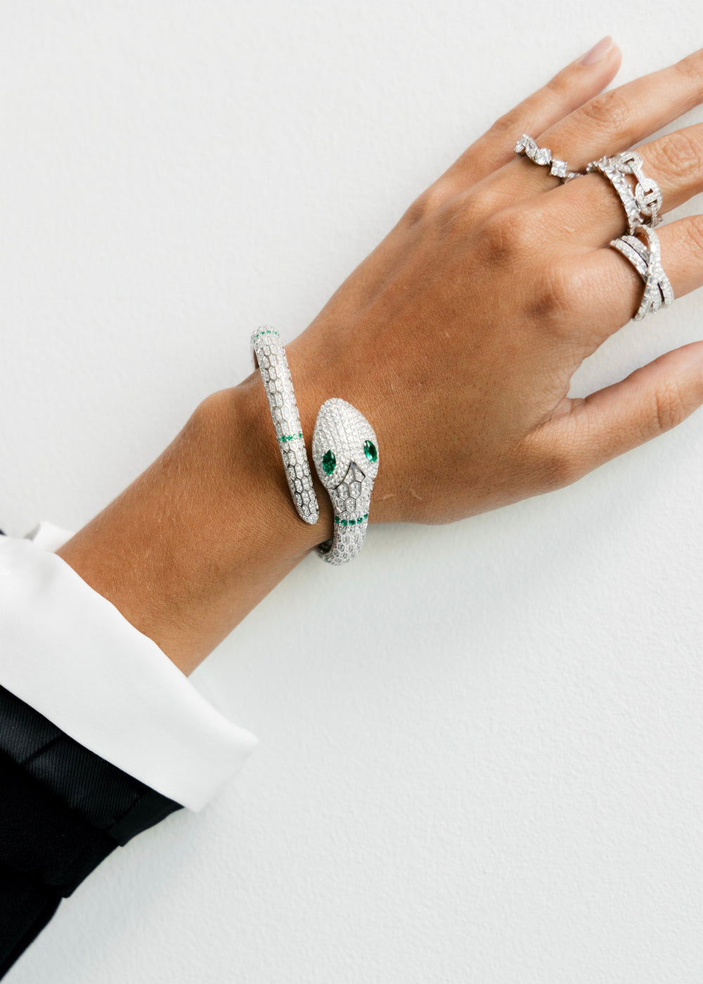 Anakin Snake Statement Bracelet from KADOU Boutique