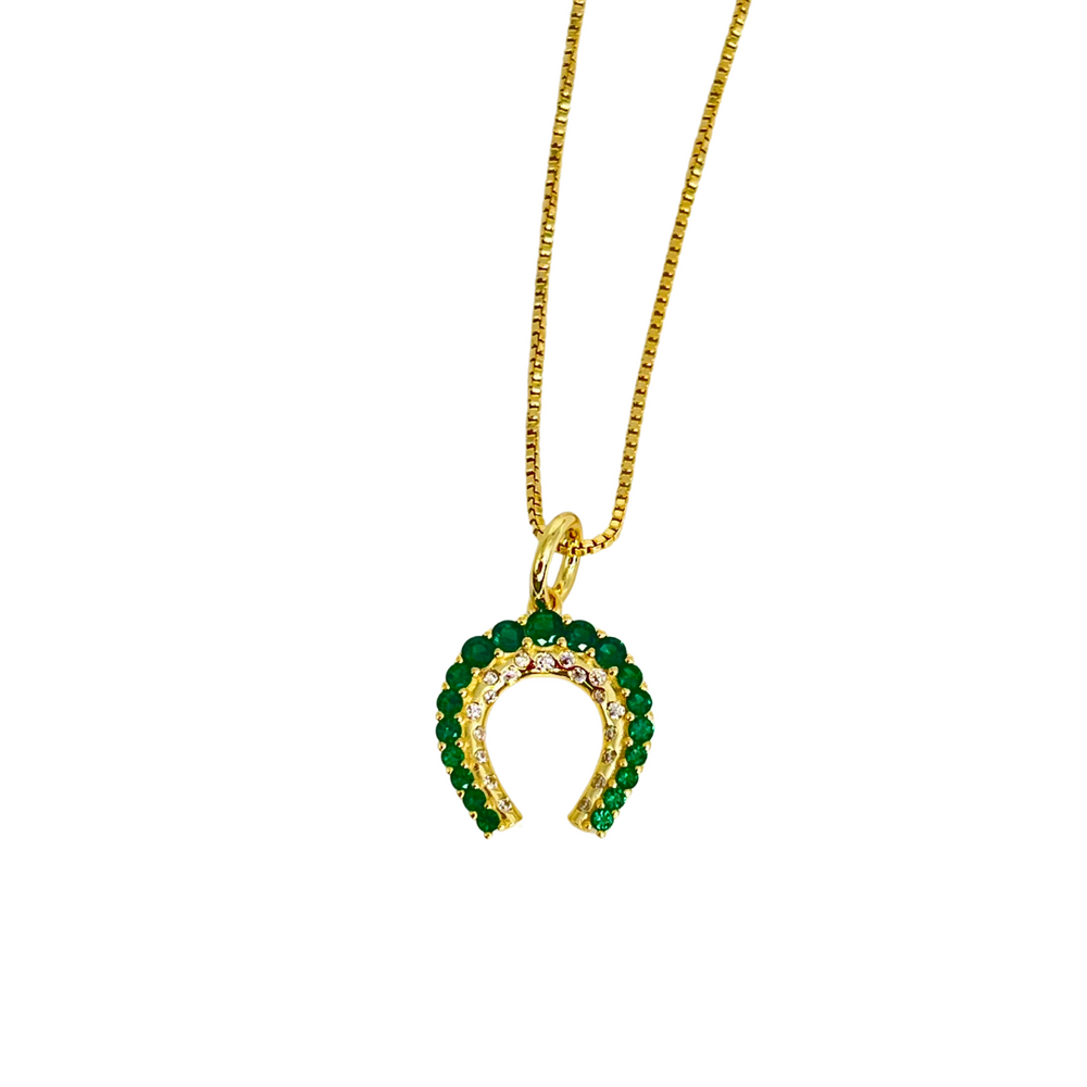 Dallas Horseshoe Necklace from KADOU Boutique
