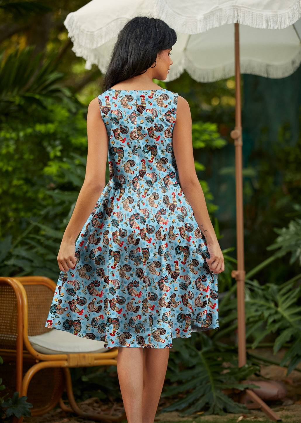 Chicken Vintage Dress from KADOU Boutique