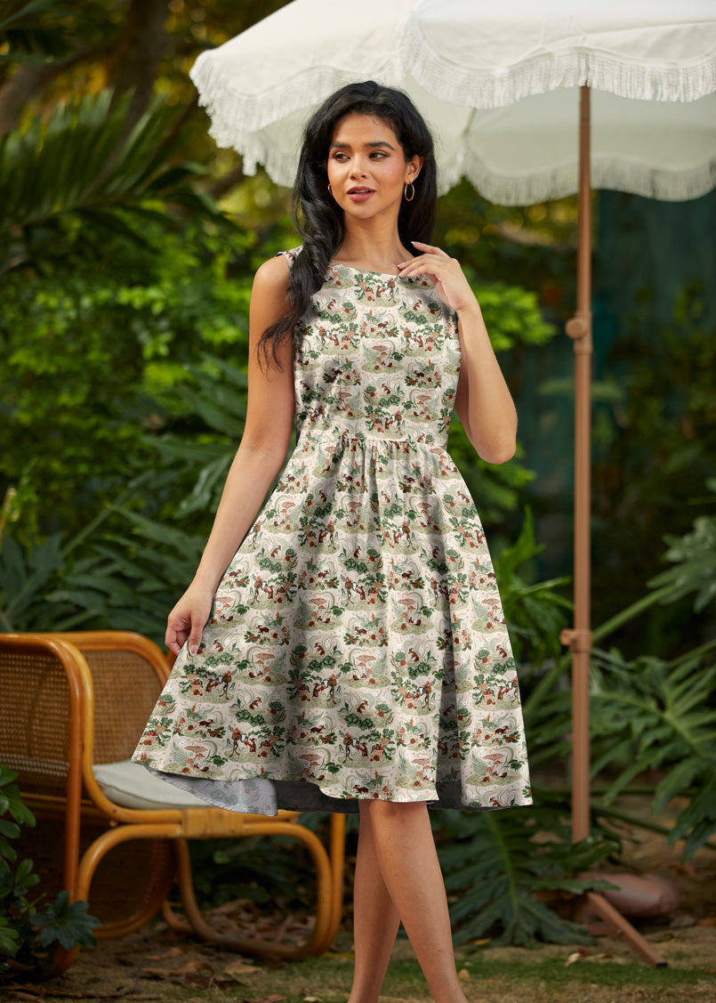 Mouse Vintage Dress from KADOU Boutique