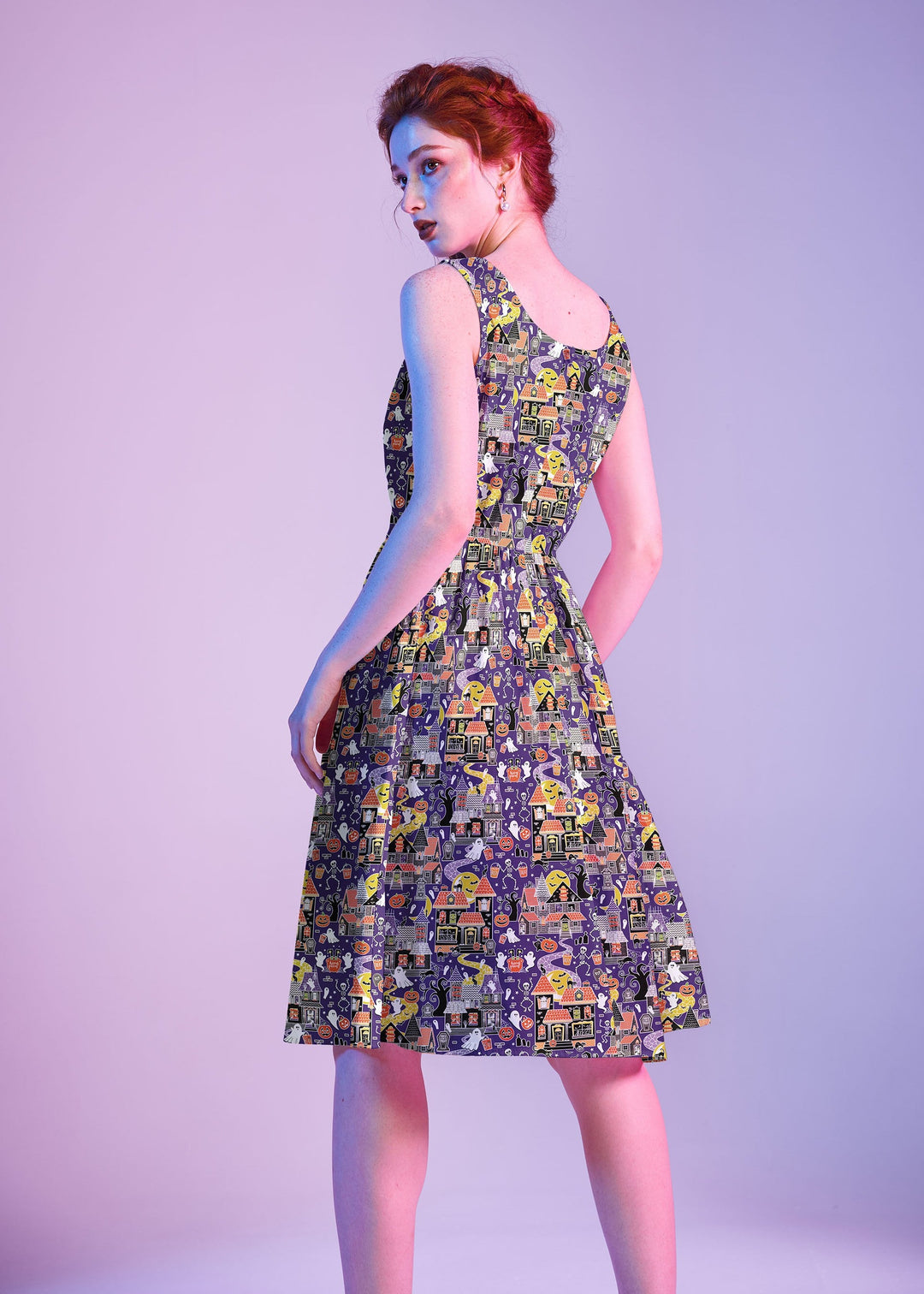 Glow in the Dark Haunted House Fit &amp; Flare Dress