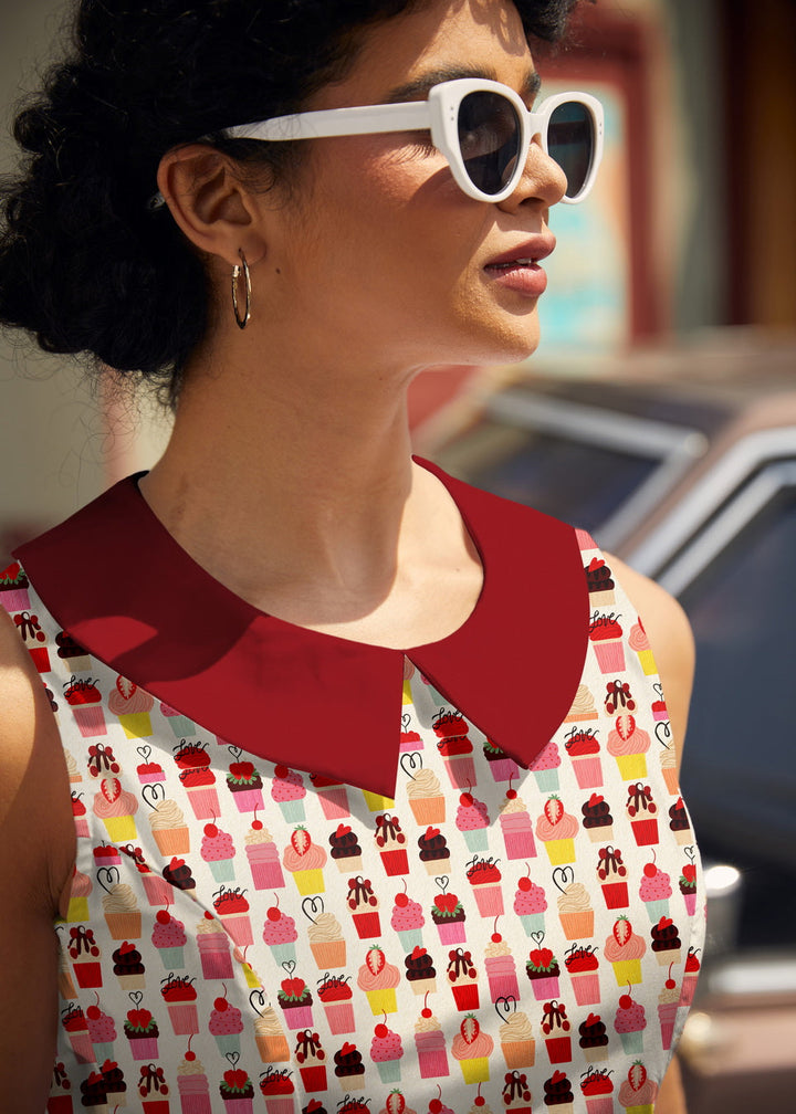Cupcake Collared Dress from KADOU Boutique
