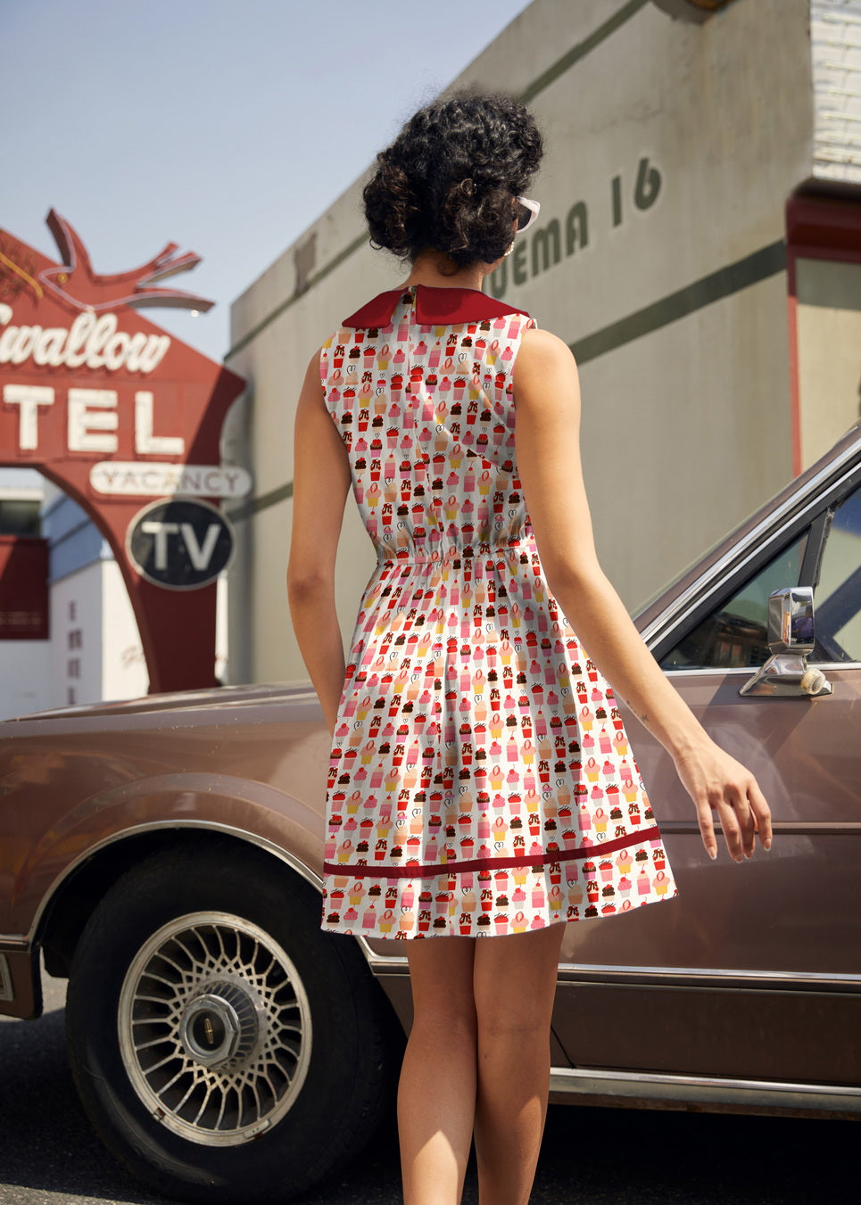 Cupcake Collared Dress from KADOU Boutique