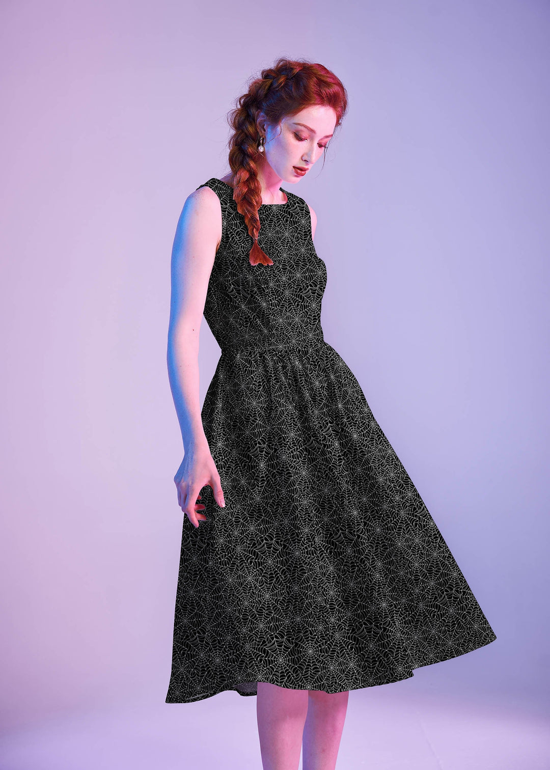 Spiderweb Midi Dress from KADOU Boutique