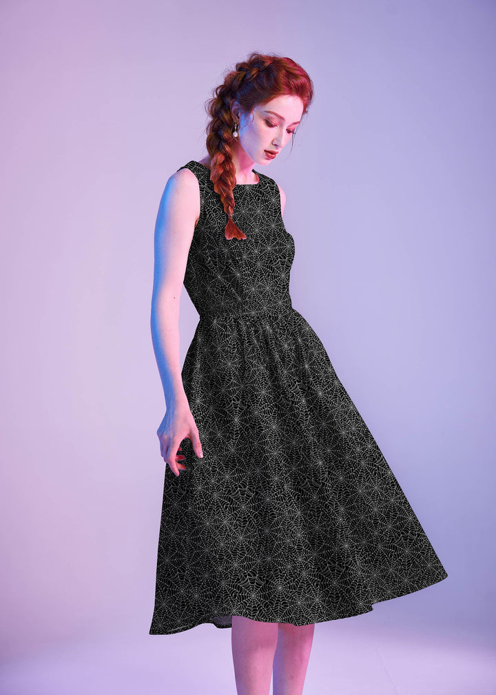 Spiderweb Midi Dress from KADOU Boutique