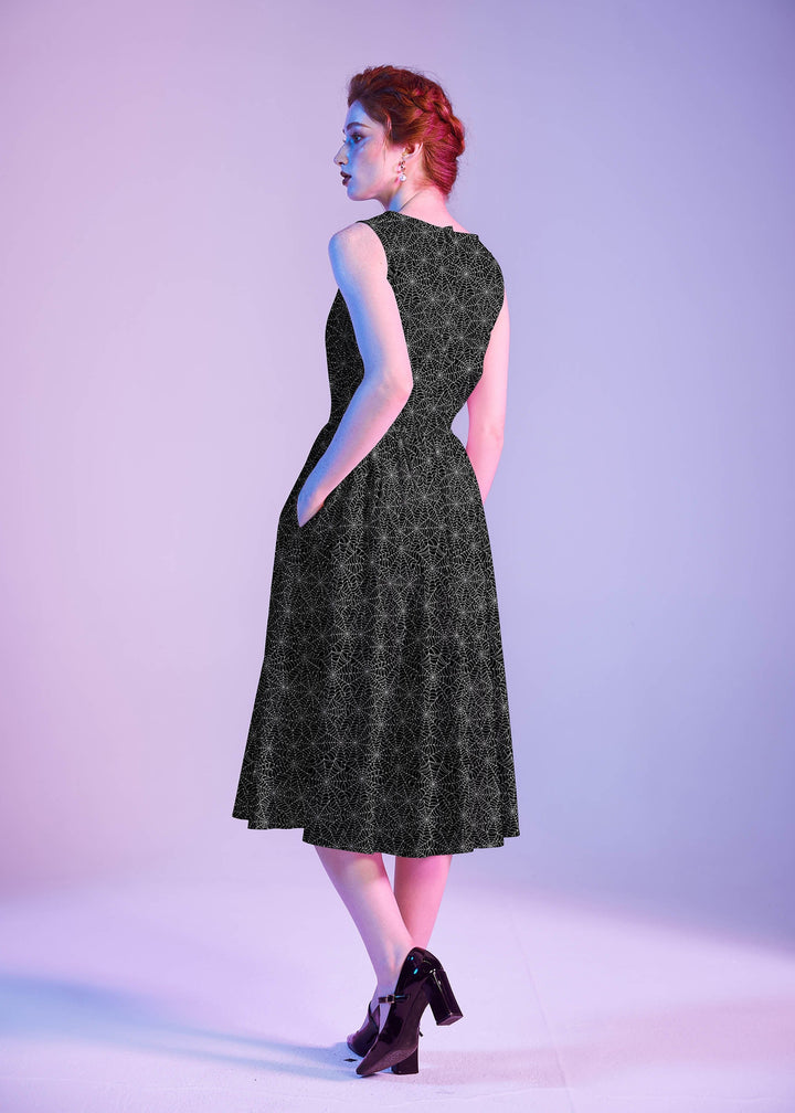 Spiderweb Midi Dress from KADOU Boutique