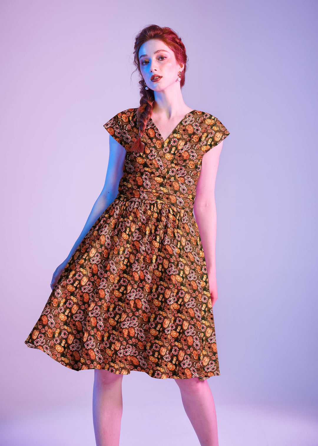 Pumpkins &amp; Flowers Greta Dress