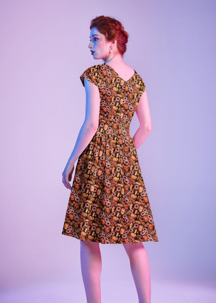 Pumpkins &amp; Flowers Greta Dress