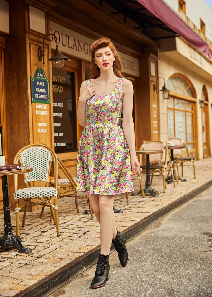 Bunnies Shorter Length Fit &amp; Flare Dress
