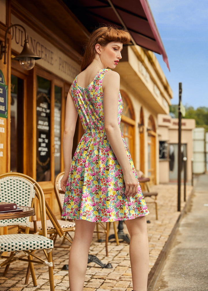 Bunnies Shorter Length Fit &amp; Flare Dress