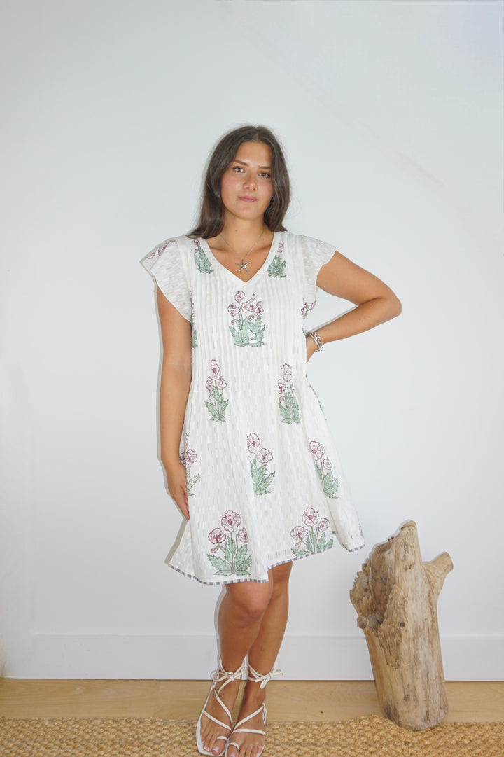Doris Mini Dress in Cosmos