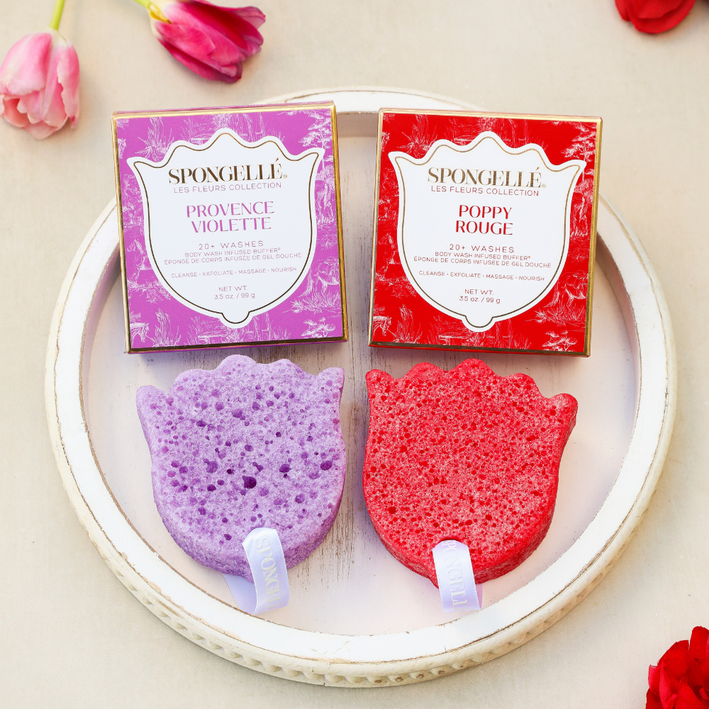Poppy Rogue &amp; Provence Violette Body Buffer Set from KADOU Boutique
