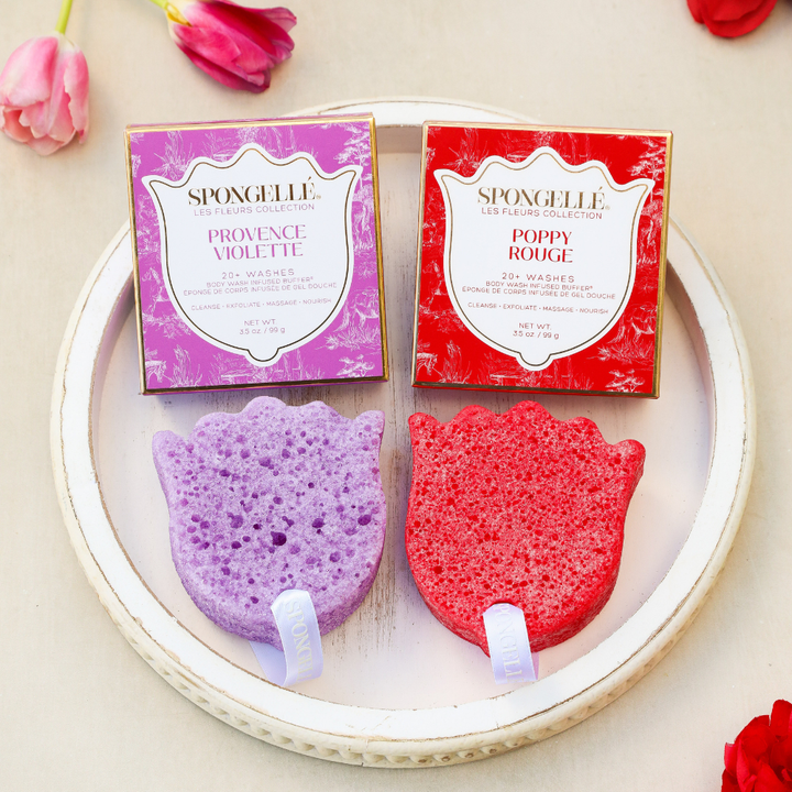 Poppy Rogue &amp; Provence Violette Body Buffer Set from KADOU Boutique