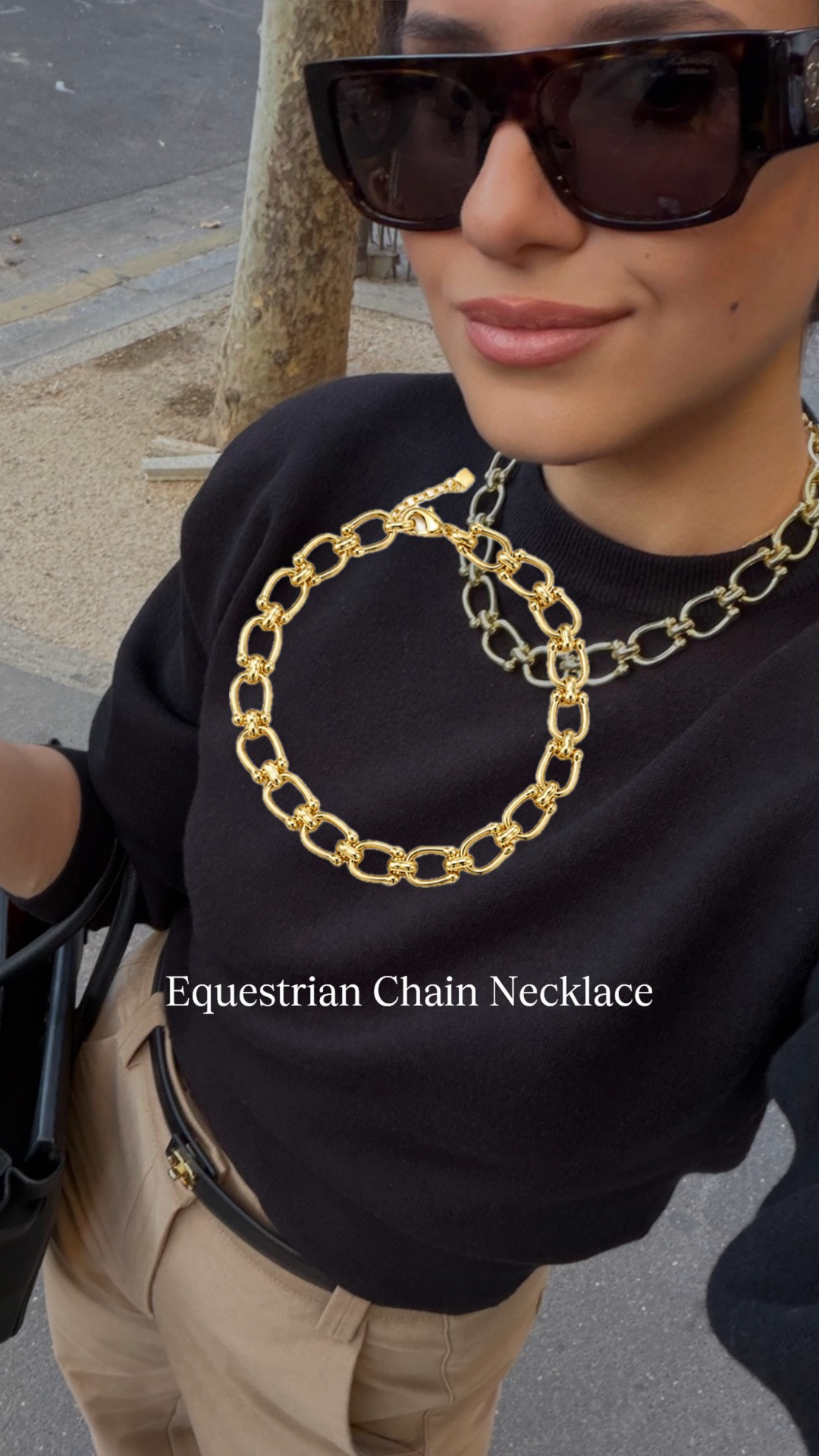 Equestrian Chain Necklace