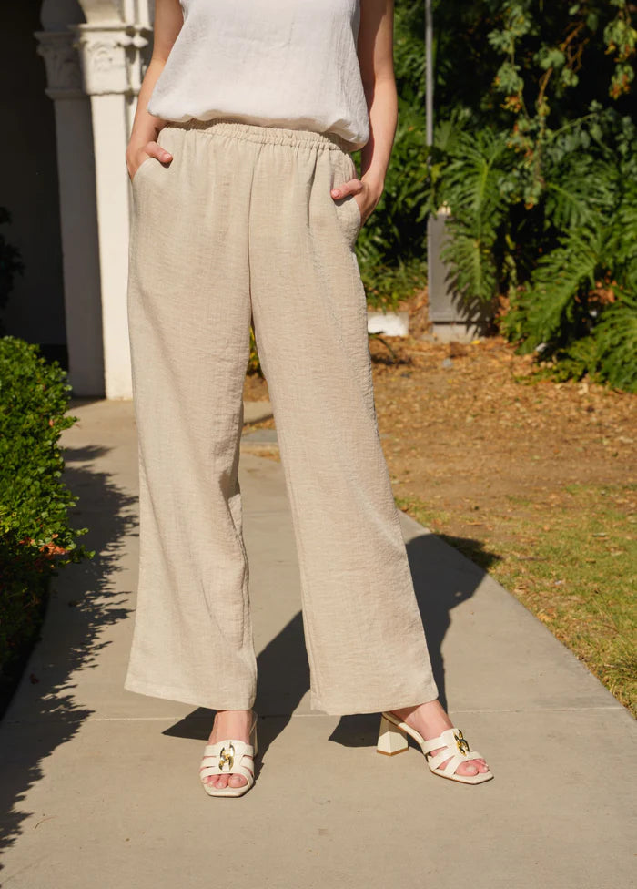 Linen Wide Leg Pants