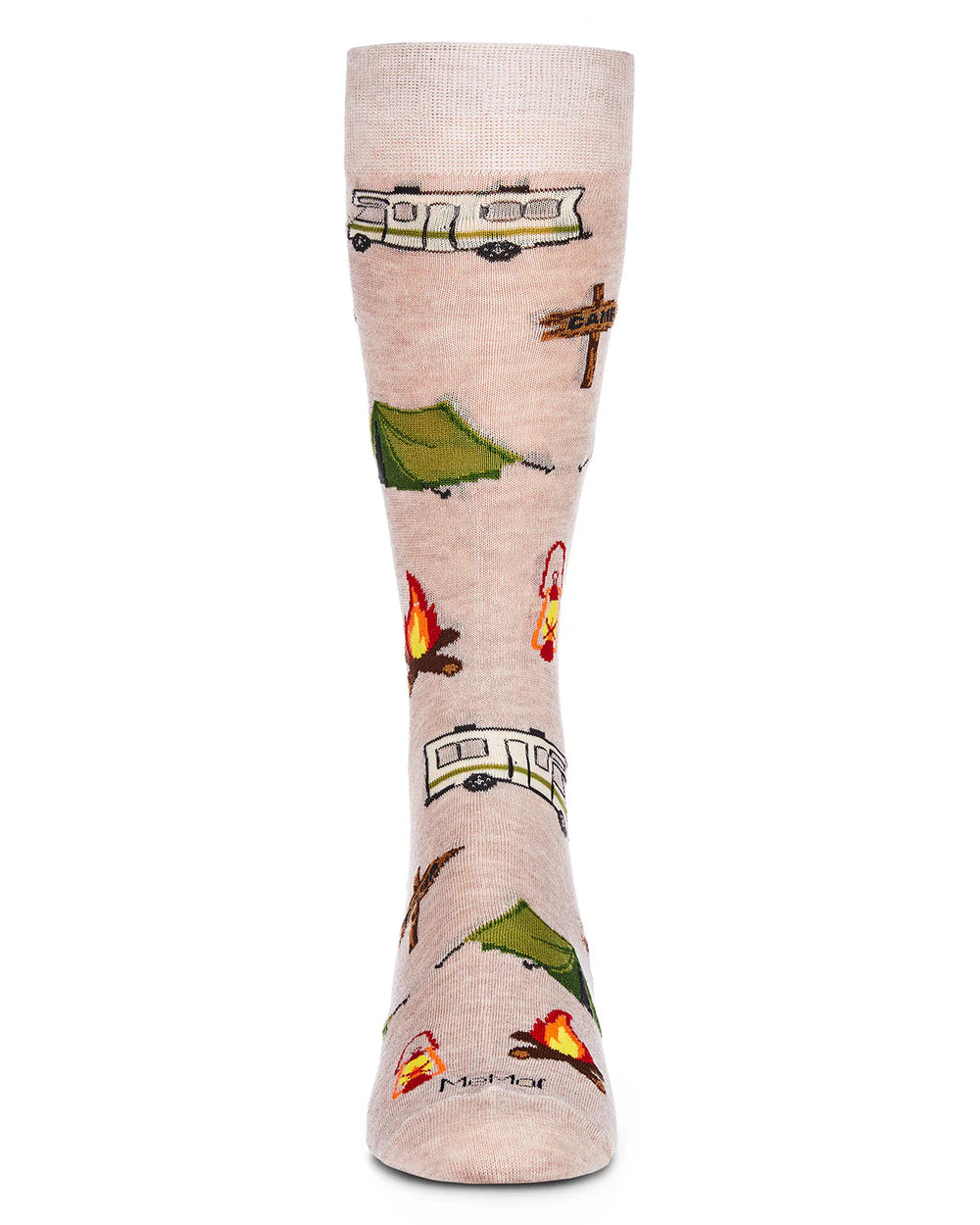 Mens - Happy Camper Bamboo Crew Socks from KADOU Boutique