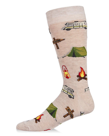 Happy Camper Bamboo Men’s Crew Socks