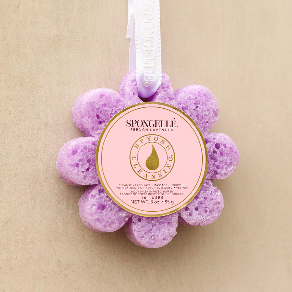 French Lavender Wild Flower Bath Sponge from KADOU Boutique